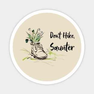 Don't Hike Saunter Magnet